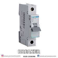 They are available in a broad category consisting of varying voltage classes, current ratings, and types to cater to all people's needs. Hager Circuit Breaker 10 Amp Cementation Comforts
