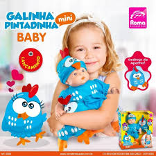 Galinha pintadinha turminha baratinha borboletinha pintinho amarelinho galo carijo brinquedos. Galinha Pintadinha Mini Baby Brinq Boneca Vinil Ammi Baby Ammi Comercio De Produtos Infantis Ltda