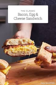 The Classic Bacon Egg And Cheese Sandwich Recipe The Mom 100 Recipe Egg And Cheese Sandwich Bacon And Egg Sandwich Sandwiches