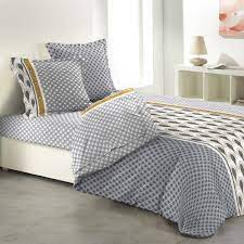 Parure De Draps Flanelle De Coton Lit 140 Cm 4 Pieces Madone Grise Linge De Lit Eminza