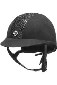 Charles Owen Astm Elumenayr Helmet Black Sparkly Centre