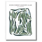 Buy the best printed golf course River Forest Country Club ...