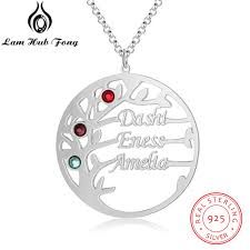 Buy now for your grandmother! Halsketten Anhanger Womens Personalised Engraved Birthstone Necklace Jewellery Crown Pendant Gift Uk Uhren Schmuck
