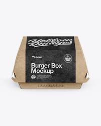 60 Best Burger Box Mockup Templates Free Premium