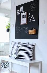 68 Idees Creatives Avec L Ardoise Murale Archzine Fr Deco Entree Deco Maison Decoration Murs Blancs