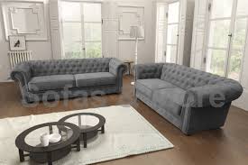 Die geschwungene form bietet einen großartigen. Chesterfield Style Corner Sofa Set 3 2 Seater Armchair Grey Fabric 3 2 Seater Buy Online In Saudi Arabia At Desertcart Productid 48534630