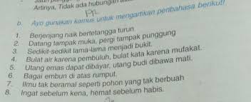 Tolong Jawab Nomor 1 2 3 4 5 6 7 8arti Peribahasa Tolong Ya S Brainly Co Id