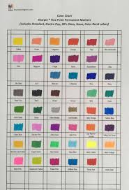 sharpie fine point markers color chart sharpie colors