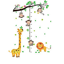 mural art diy children grows up height measurement growth