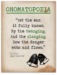 The Bells Onomatopoeia Quote Educational Art Print Featuring Etsy Edgar Allan Poe Edgar Allen Poe Quotes Poe Quotes