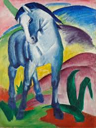 The leaders of abstract expressionism. Franz Marc German Expressionist Painter Segmation