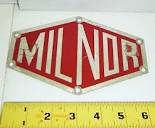 Vintage Milnor Commercial Washers Logo Badge - Emblem | eBay