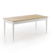 Material solid pine wood description floating bedside table, with a drawer and a recess / end table attached to the wall with a drill and screwdriver. Alvina Solid Pine Dining Table Seats 6 8 White La Redoute Interieurs La Redoute