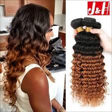 8a Ombre Brazilian Human Hair Extensions 3pcs Lot Deep Curly Cheap Hair Weaves 1b 30 B Brazilian Human Hair Extensions Cheap Hair Products Deep Wave Hairstyles