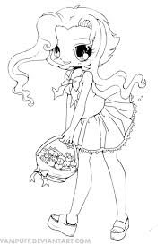 Kirika Chibi Line Art By Yampuff On Deviantart Desenho De Bonequinhas Desenhos Para Colorir Ilustracoes