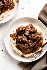 It will take about 15 minutes for the pot to heat and build up pressure. Instant Pot Beef Tips Gravy Garnish Glaze