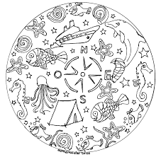 Color a wreath or design a gingerbread house with these online coloring sheets. Holidays Mandala Mandalas With Animals 100 Mandalas Zen Anti Stress