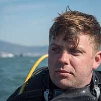 Senior Chief Navy Diver Steve Askew, assigned to Mobile