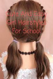 Nice short hairstyles for 11 year old hairstyle can support the look in just about any activity. Cute And Easy Girl Hairstyles For School Girls Hairstyles Easy Kids Hairstyles Girls Old Hairstyles