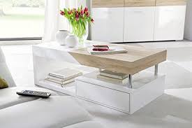 Robas Lund Couchtisch Hope Mdf Hochglanz Eiche Sagerau Mit Bildern Wohnzimmertisch Couchtisch Couchtisch Design
