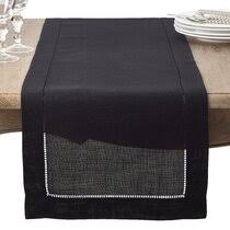 Free shipping on qualified orders. Black Table Runner Table Linens Up To 65 Off Until 11 20 Wayfair Wayfair