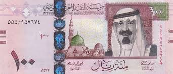 Matawang Arab Saudi 100 Riyals Nama Mata Wang Bank Notes Money Notes The 100