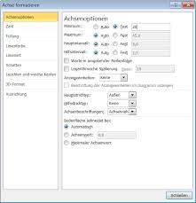 Schnittpunkt Und Start Von Excel Diagrammachsen Festlegen Computerwissen De
