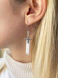 Buster sword earrings