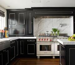 36 Cool Contact Paper Kitchen Cabinet Doors Ideas To Makes Look Expensive Roundecor In 2020 Black Kitchens Interior Design Kitchen Black Kitchen Cabinets