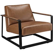 Modway Seg Bonded Leather Accent Chair Walmart Com Leather Accent Chair Reception Chair Accent Chairs