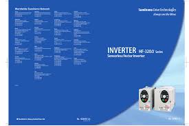 Welcome to nra technology sdn bhd, a place where we customized your lab instrument. Inverter Hf 320 Series Manualzz