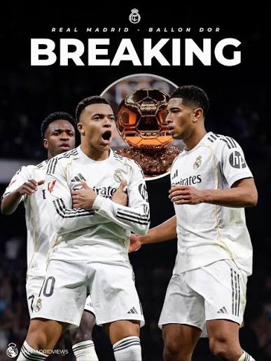 🚨🚨🌕 𝗕𝗥𝗘𝗔𝗞𝗜𝗡𝗚: Real Madrid believe Kylian Mbappé or Jude Bellingham should win the Ballon d'Or if either of them lifts the World Cup. The club's argument is that Vinícius Jr. was overlooked