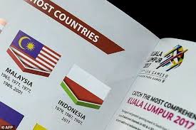 Sejumlah cabang olahraga telah memulai pertandingan. Sea Games Oops Malaysia Upsets Indonesia With Flag Blunder Arab News
