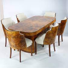 Güneş art deco classic dining room increases the aesthetics of your rooms. Art Deco Epstein Dining Suite 1930 S Antiques Atlas Antique Dining Room Furniture Art Deco Dining Room Dining Room Table