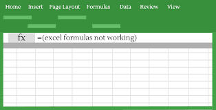 10 Reasons For Excel Formulas Not Working And How To Fix Them