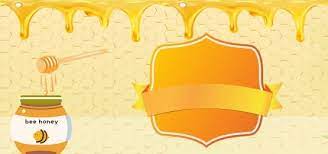 health honey small fresh and simple yellow background in 2021 yellow background honey shop prints for sale