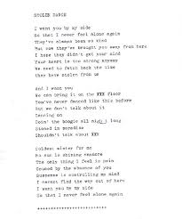 Milky Chance Stolen Dance This Song Must Have Played Over A Dozen Times On The Satellite Radio During My Drive Bac Music Lyrics Soundtrack To My Life Lyrics