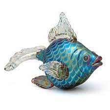 Stewart Abelman Art Glass Glass Animals Glass Art Sculpture Fish Sculpture