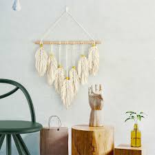 Bohemian macrame wall hanging diy crafty blogs. Diy Macrame Wall Hanging Tapestry Nordic Woven Tapestry Bedroom Decoration Bohemia Headboard College Dorm Tapestry Aliexpress
