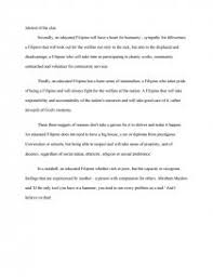 Maybe you would like to learn more about one of these? What Is An Educated Filipino Essay