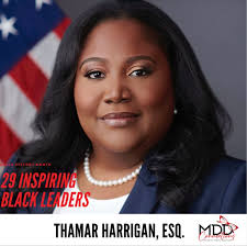 In honor of Black History Month and the remarkable achievements of Black  Americans, I'm spotlighting Thamar Harrigan, the Chief of Staff and White  House Liaison at the U.S. Trade and Development… |