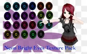 Mmd Neon Bright Eyes Texture Pack By Mmd Nay Pmd Art Free Transparent Png Clipart Images Download Does this download still exist?