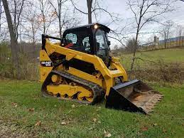 2014 Caterpillar 259d Compact Track Skid Steer Loader Diesel Cat 2 Speed Cab Ac