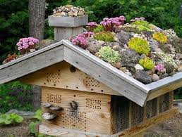Bee Hotel From Build A Bee Hotel Use Wire Mesh To Protect From Mice And Woodpeckers Wildbienenhaus Bepflanzung Garten Pflanzen