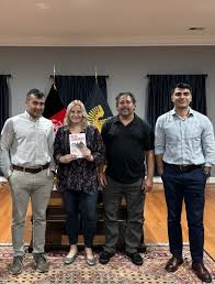 A great meeting with Gen.Sami Sadat Sarah Adams and Boon. God bless you…