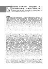 This mentality may work in the short term, but constant reactive maintenance can actually waste thousands of dollars each year due to lack of consistent, proactive repairs. Pdf Building Maintenance Management In A Malaysian University Campus A Case Study