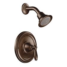 When making a selection below to narrow your results down, each selection made will reload the page to display the desired results. Moen T2152orb Oil Rubbed Bronze Single Handle Posi Temp Pressure Balanced Shower Trim With Shower Head From The Brantford Collection Less Valve Faucet Com