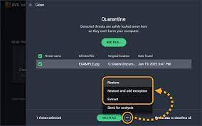 How To Use Quarantine In Avg Antivirus | Avg