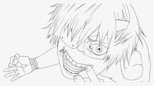 Anime, tokyo ghoul:re, black hair, boy, haise sasaki, kagune (tokyo ghoul). Revealing Tokyo Ghoul Coloring Pages Drawing At Getdrawings Kaneki Lineart Tokyo Ghoul Hd Png Download Kindpng