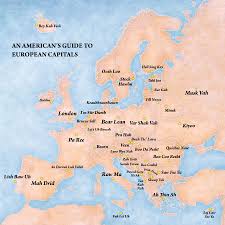 This printable world map is a great tool for teaching basic world geography. Labeled Map Of Europe With Countries Capital Names